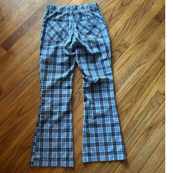 Limited Too Girls Blue Plaid Wide Leg Pants – Trendy & Comfy - Picture 6 of 7